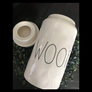 Rae Dunn Woof Ceramic Snack Treats Canister